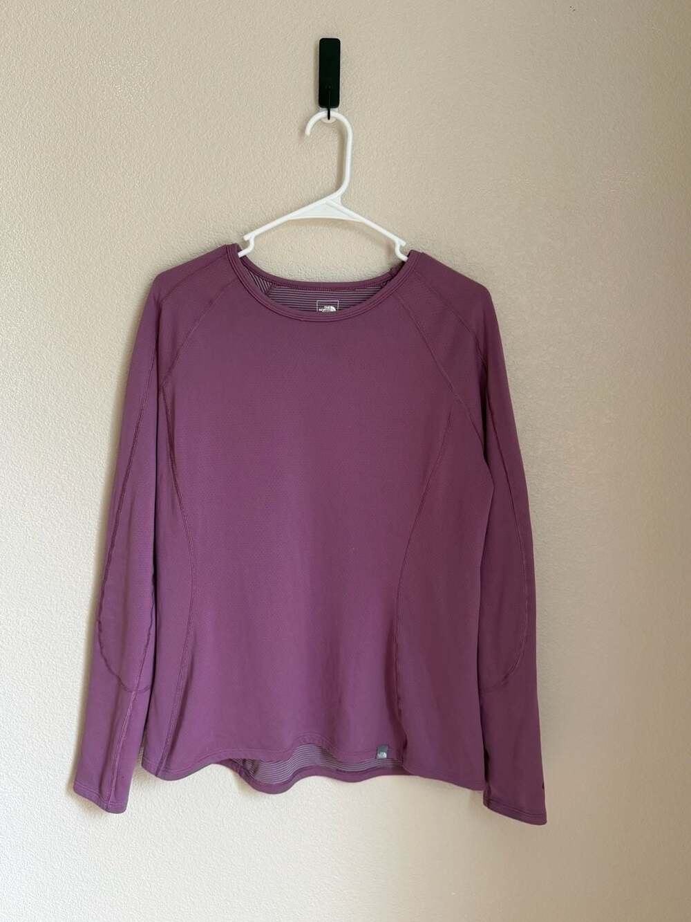 The North Face FlashDry Purple Long Sleeve Athletic Shirt